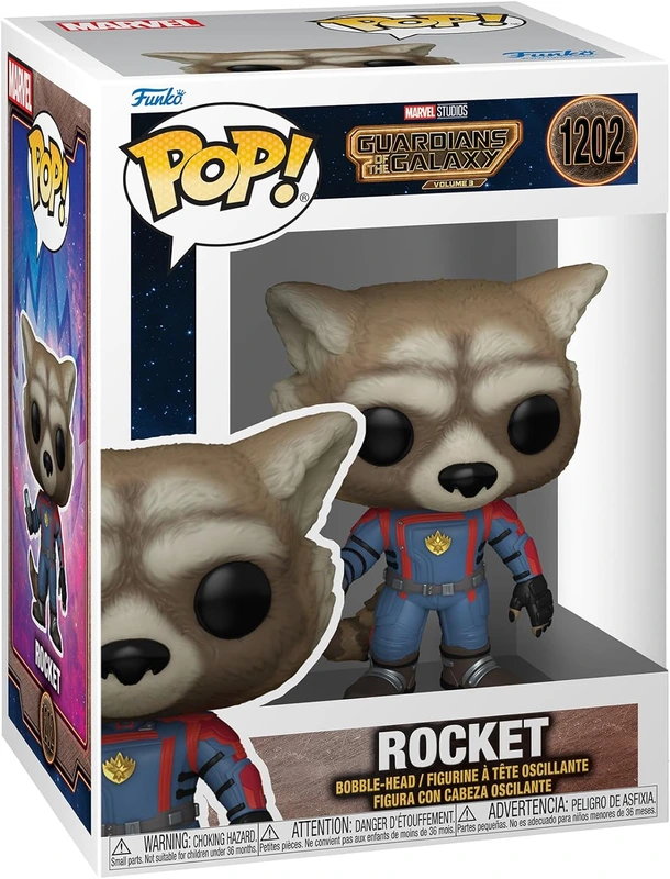 Єнот Ракета - Funko POP Marvel #1202: Guardians of the Galaxy 3 - Rocket