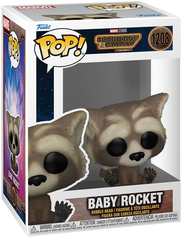 Малюк Ракета - Funko POP Marvel #1208: Guardians of the Galaxy 3 - Baby Rocket