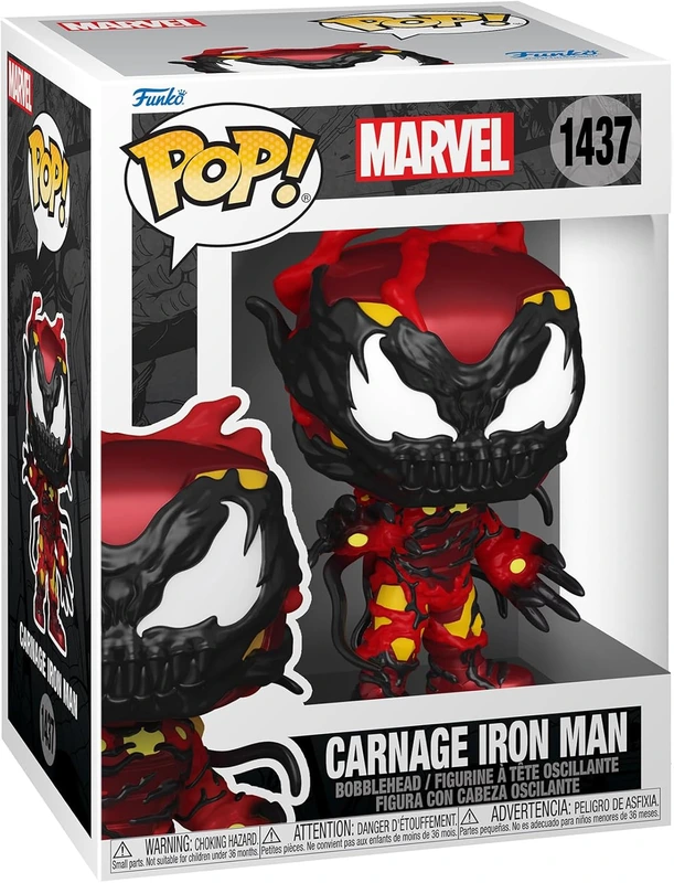 Карнаж: Залізна Людина - Funko POP Marvel #1437: Carnageized - Iron Man