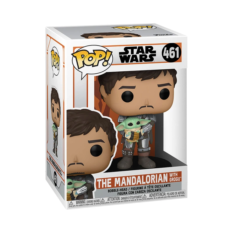Ігрова фігурка FUNKO POP! серії "Star Wars: Mandalorian" - МАНДАЛОРЕЦЬ З ҐРОҐУ
