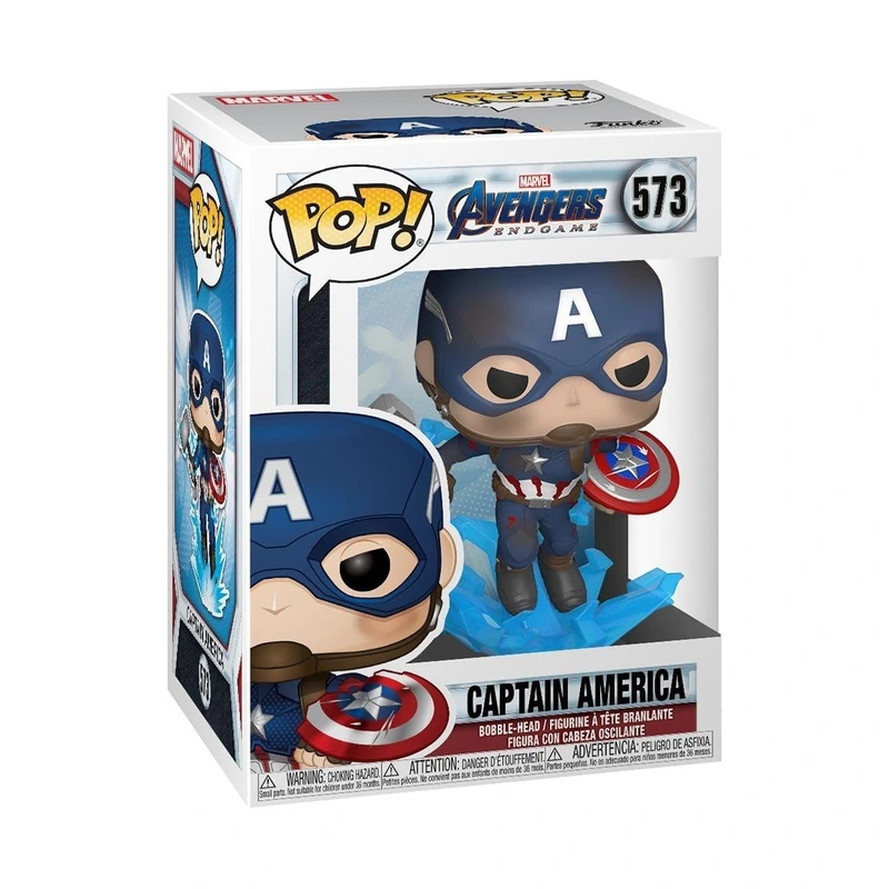 Ігрова фігурка FUNKO POP! cерії "Месники: Фінал" - КАПІТАН АМЕРИКА З МЙОЛЬНІРОМ