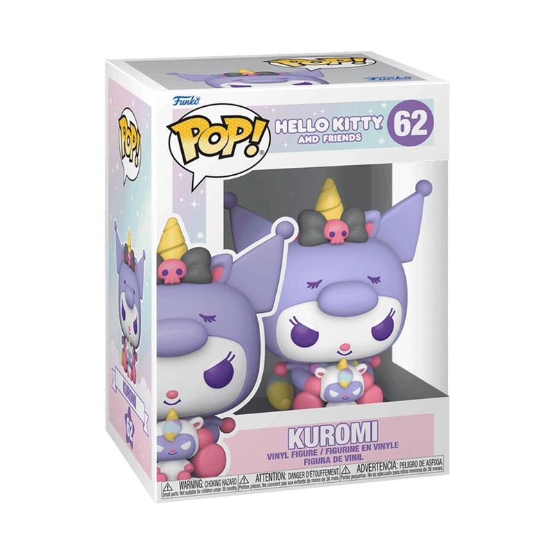 Ігрова фігурка FUNKO POP! cерії "Sanrio: Hello Kitty" - КУРОМІ (ВЕЧІРКА ЄДИНОРОГІВ)