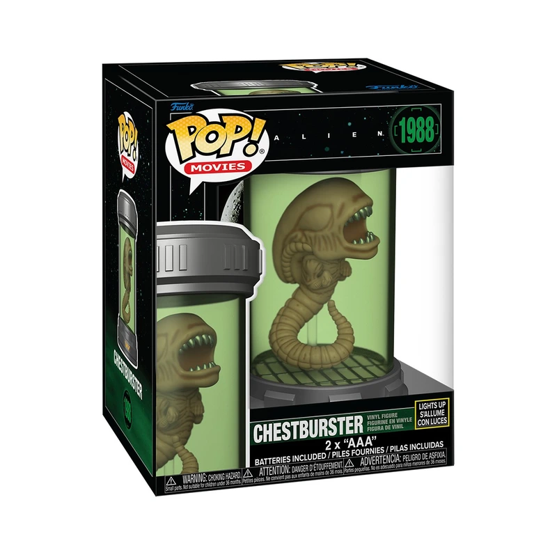 Ігрова фігурка FUNKO POP! серії "Чужий" S2 - КСЕНОМОРФ У КАПСУЛІ (світло) — Funko