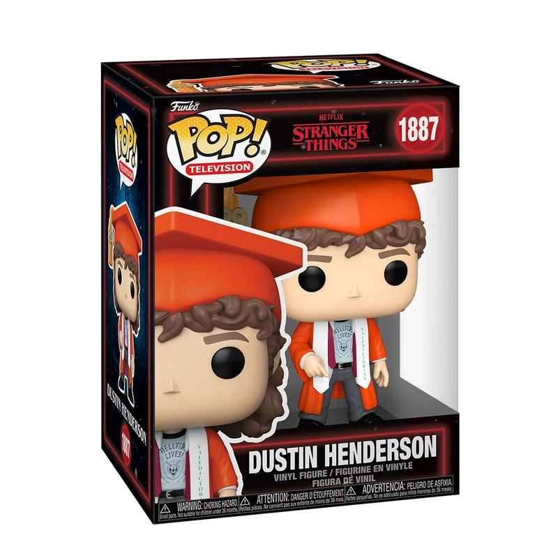 Ігрова фігурка FUNKO POP! серії "Дивні дива" S5 - ДАСТІН НА ВИПУСКНОМУ — Funko