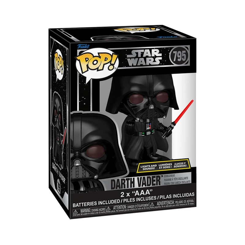 Ігрова фігурка FUNKO POP! серії "Зоряні війни" - ДАРТ ВЕЙДЕР (ЗВУК, СВІТЛО) — Funko
