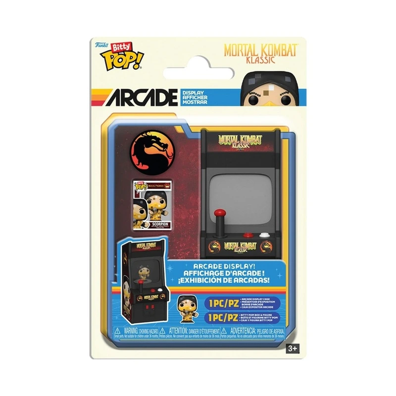 Ігровий набір BITTY POP! Arcade серії "Mortal Combat" - СКОРПІОН — Funko