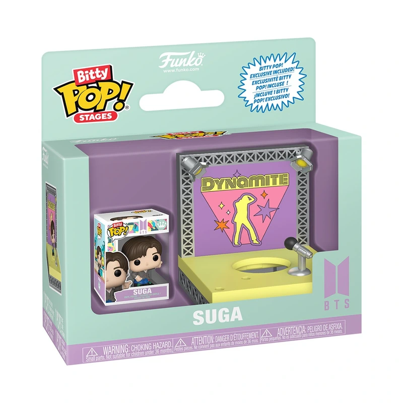 Набір ігрових фігурок BITTY POP! Stages серії "BTS" - ШУҐА (Dynamite) — Funko