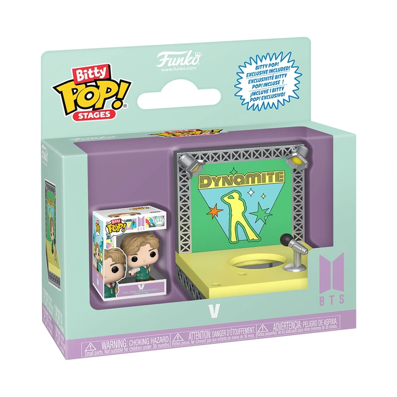 Набір ігрових фігурок BITTY POP! Stages серії "BTS" - ВІ (Dynamite) — Funko