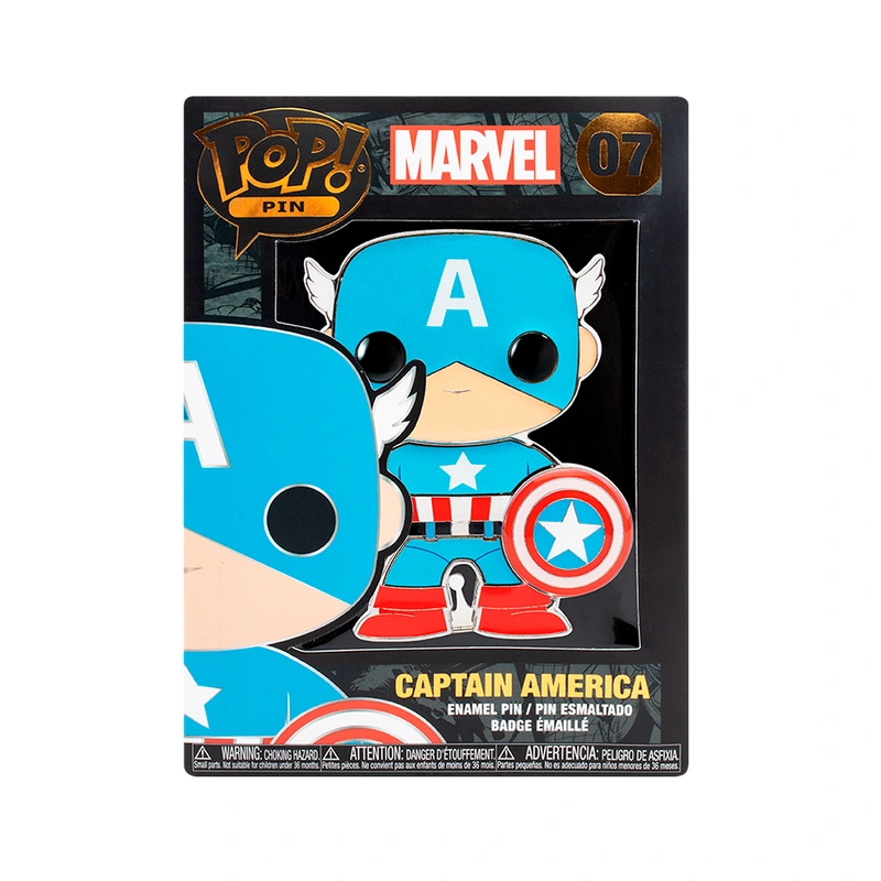 Пін FUNKO POP серії «Marvel» – КАПІТАН АМЕРИКА — Funko