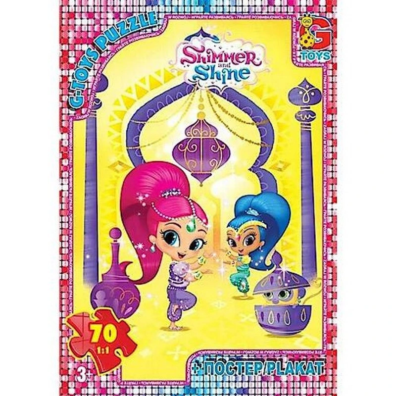 Дитячий пазл "Шиммер і Шайн" OS619 плакат 70 елементів — G-Toys