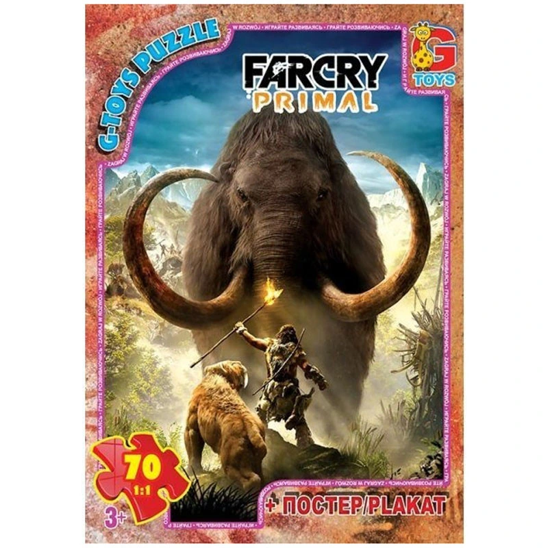 Пазли дитячі "Far Cry. Тваринний світ" FCP03, 70 елементів — G-Toys