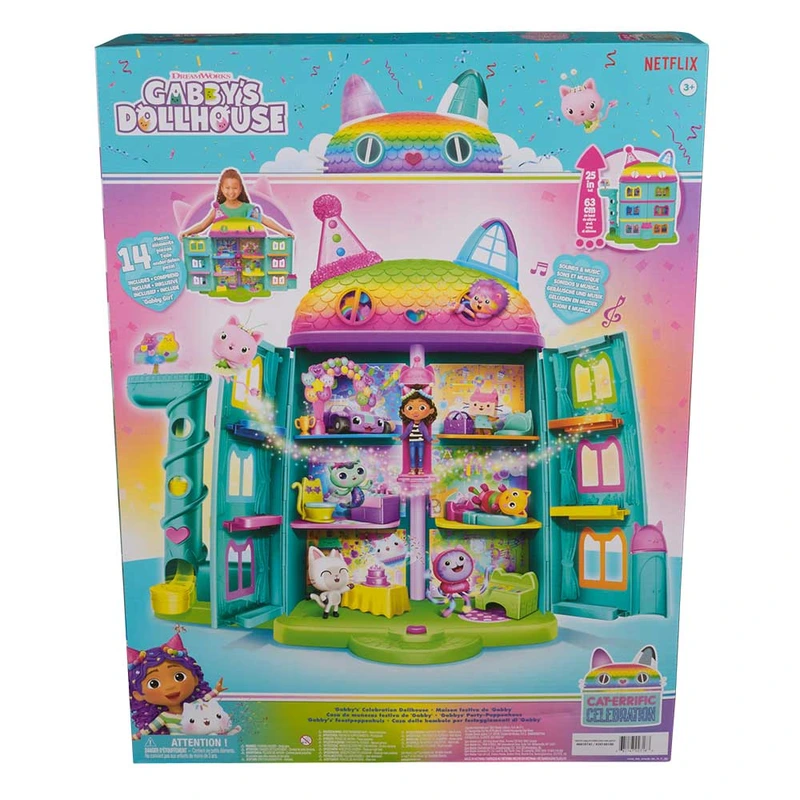 Ляльковий будиночок Габбі: Ігровий набір «Святковий ляльковий будиночок Габбі» — Gabby's Dollhouse