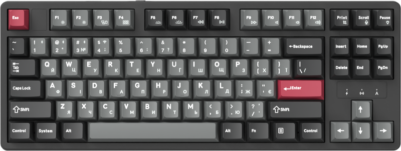 Бездротова механічна клавіатура GamePro Asgard Ragnar (MK285BK) — GamePro