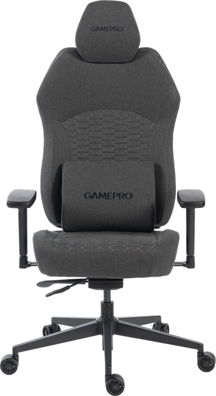 Крісло ігрове GamePro GC760DG Fabric Dark Gray — GamePro