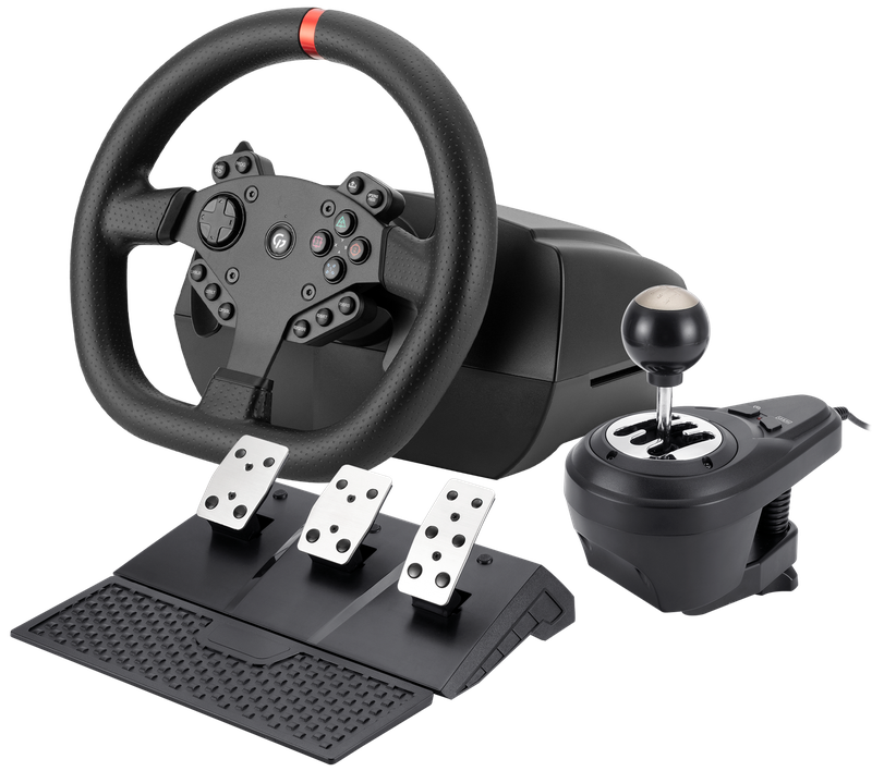 Ігрове кермо GamePro RW070PM з педалями та коробкою передач XBOXONE/PS4/PC — GamePro