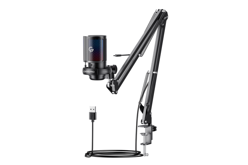 Конденсаторний USB мікрофон з пантографом GamePro (UGM145B)