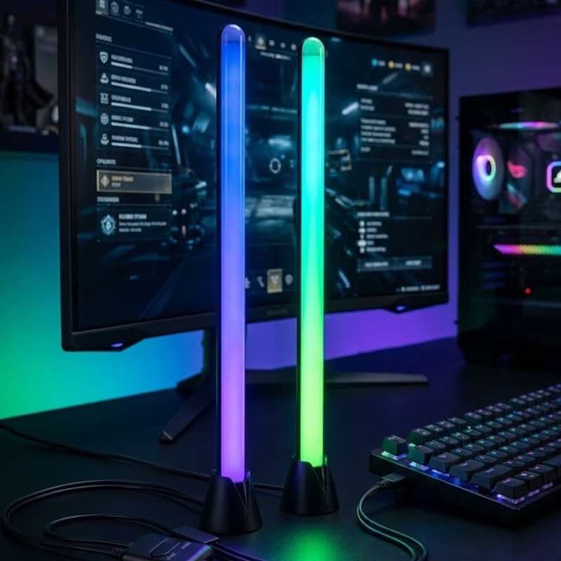 Настільні RGB-лампи GamePro (2 шт) SLT105B — GamePro