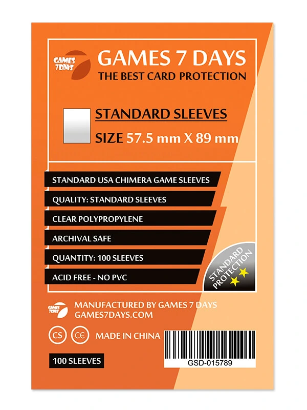 Протектори Games7Days (57.5 x 89 мм) Standard USA Chimera (100 шт)