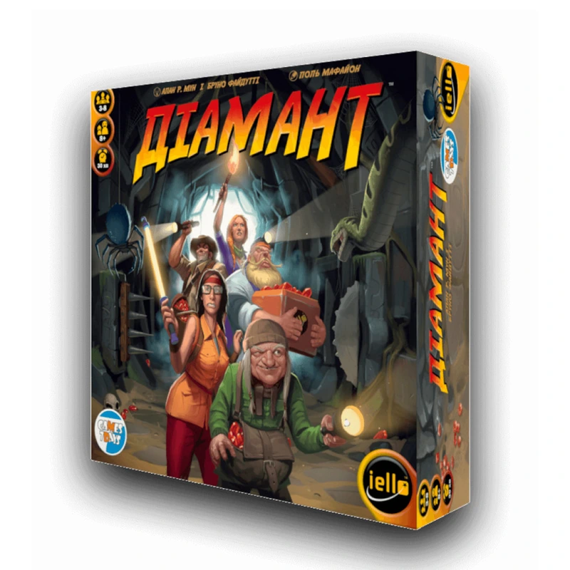 Настільна гра "Діамант" DT001U з рубінами та алмазами — Games7Days