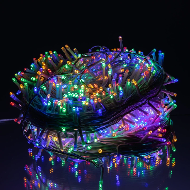 Гірлянда Різдвяна фея вулична 100 м 1000 LED білий провід Мультиколор CF1000L100MWML