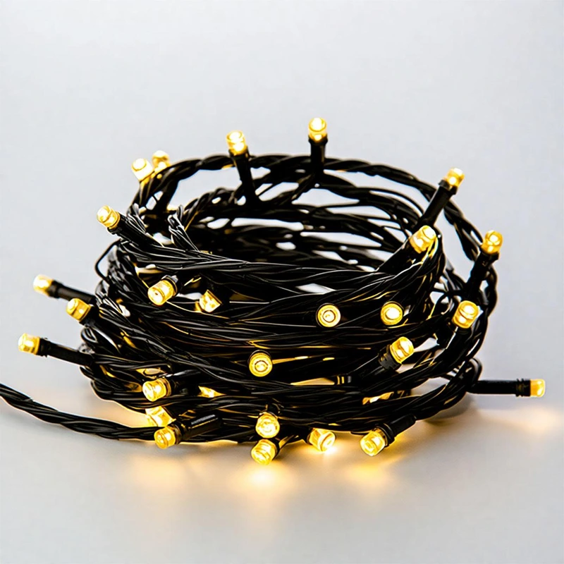 Новорічна гірлянда штора 3х2 м 144 LED кімнатна білий провід Жовтий ZWM32144LEDY