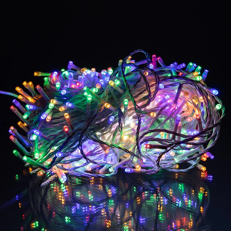 Гірлянда Різдвяна фея вулична 50 м 500 LED білий провід Мультиколор CF500L50MWML