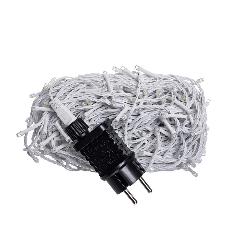 Гірлянда Нитка вулична 30 м 300 LED білий провід Мультиколор CF300L30MWML