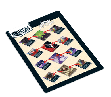 Unmatched: Пращі та стріли - фойлові промокарти