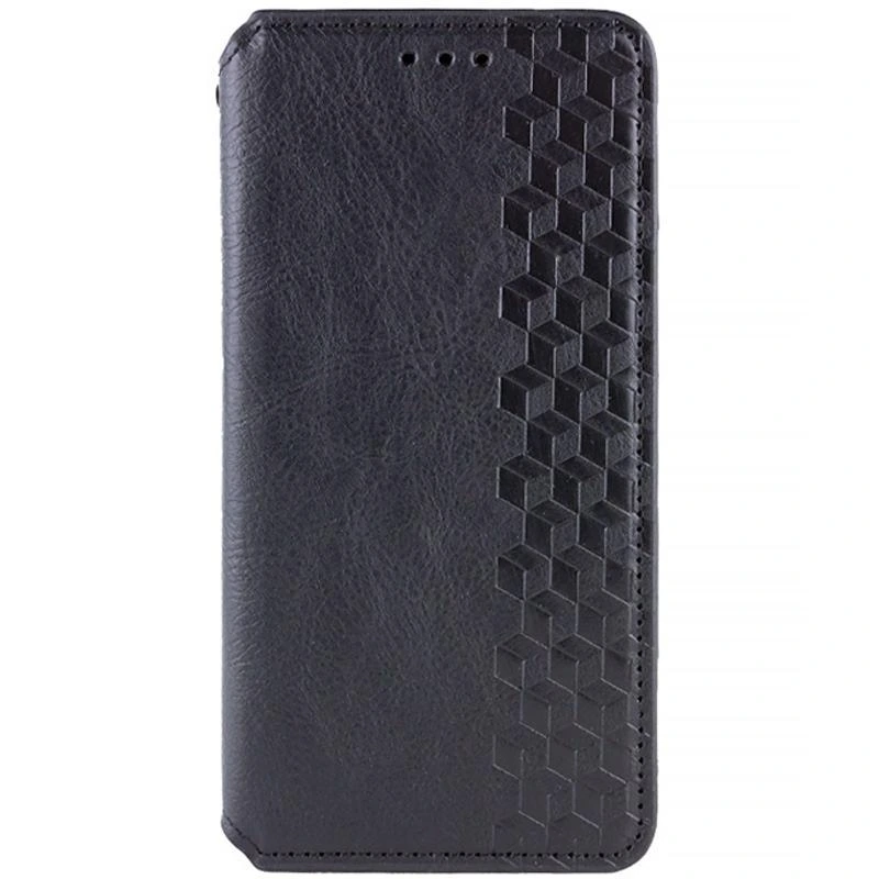 Шкіряний чохол-книжка GETMAN Cubic (PU) для Apple iPhone 12 Pro Max (6.7") Чорний