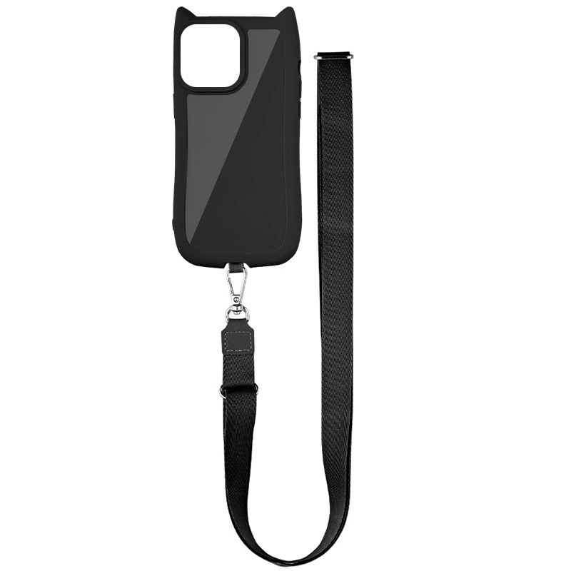 Чохол TPU GETMAN Cat with straps для Apple iPhone 15 (6.1") Blue