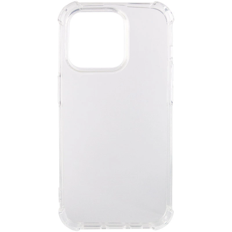 TPU чохол GETMAN Ease logo посилені кути для Apple iPhone 16 Pro Max (6.9") Безбарвний (прозорий)