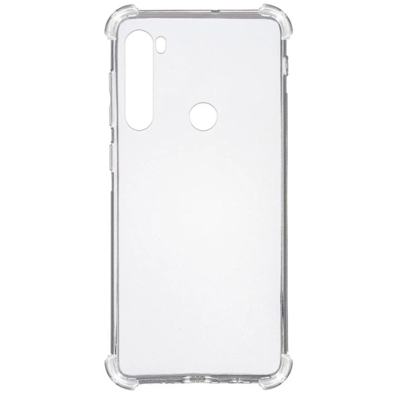 TPU чохол GETMAN Ease logo посилені кути для Xiaomi Redmi Note 8 / Note 8 2021 Безбарвний (прозорий)