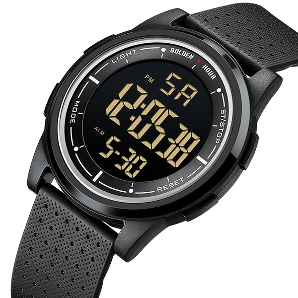 Чоловічий водостійкий спортивний тактичний годинник GoldenHour Water
