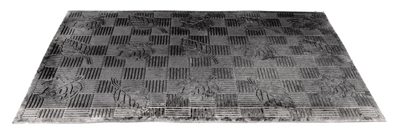 Килимок придверний ГОСПОДАР "Листя" гумовий 553х412х5 мм 92-0156