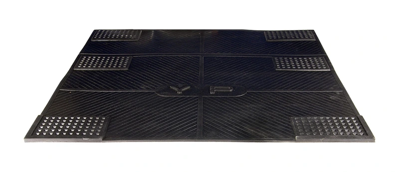 Килимок вібраційний ГОСПОДАР гумовий під пральну машину 615х615х8 мм 92-0712