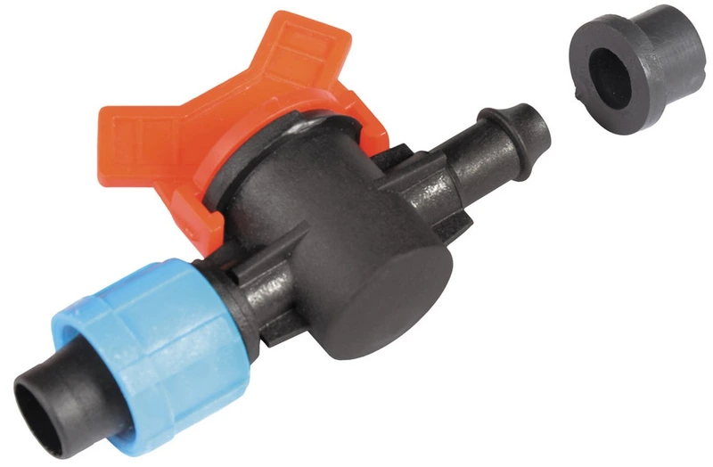 Кран стартовий для крапельної стрічки ГОСПОДАР 16 мм із ущільнювачем 92-9153