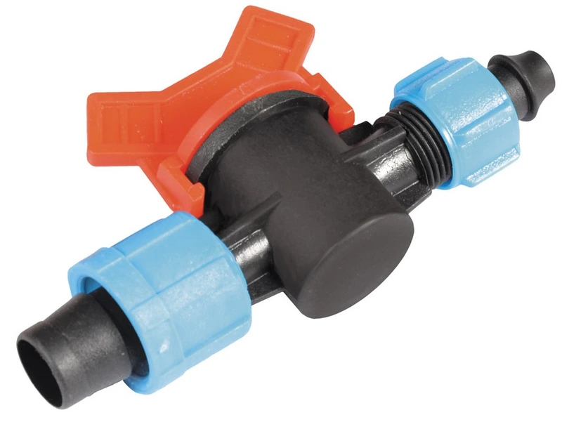 Кран стартовий для крапельної стрічки ГОСПОДАР 16 мм з підтиском 92-9152