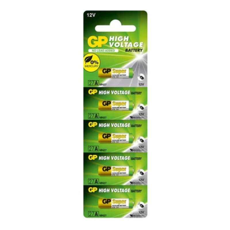 Батарейка GP 27A/MN27 Alkaline 12v (5шт) — GP