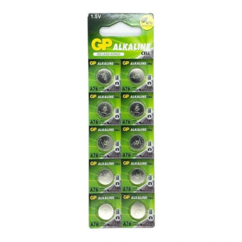 Батарейка GP A76/LR44/AG13 Alkaline (10шт) — GP