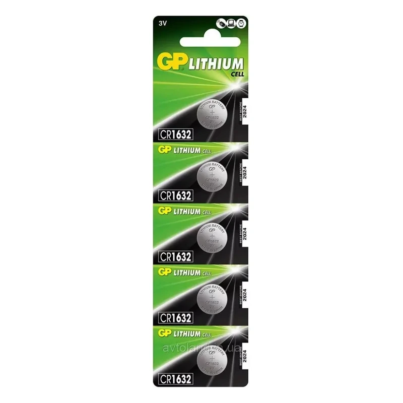 Батарейка GP CR1632 Lithium (5шт) — GP