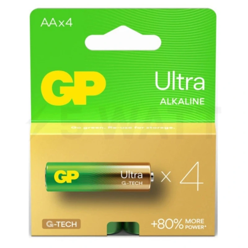 Батарейка GP LR6/AA ULtra Alkaline (4шт) (4891199027598) — GP