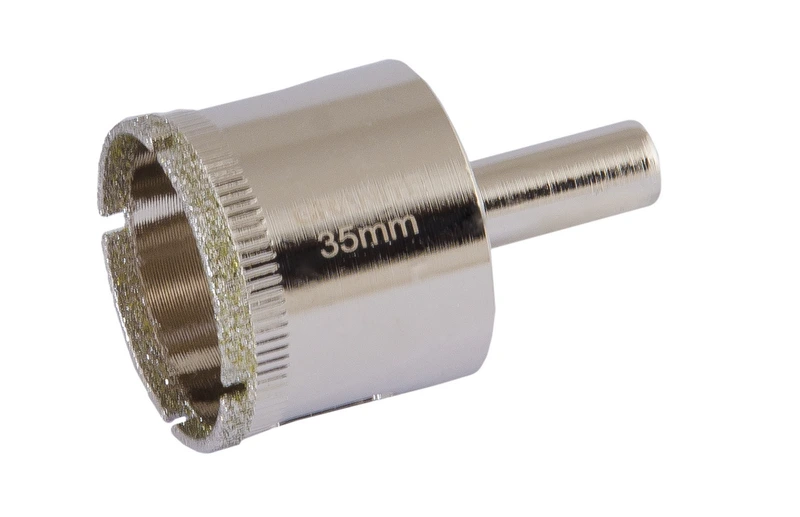 Свердло для скла та кераміки GRANITE трубчасте з алмазним напиленням 35 мм 2-01-235