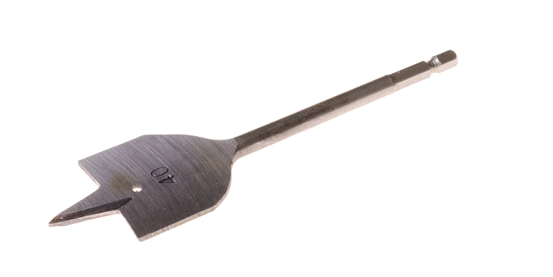 Свердло для дерева GRANITE пір'яне 40х152 мм 6-гранний хвостовик ¼" 2-12-040