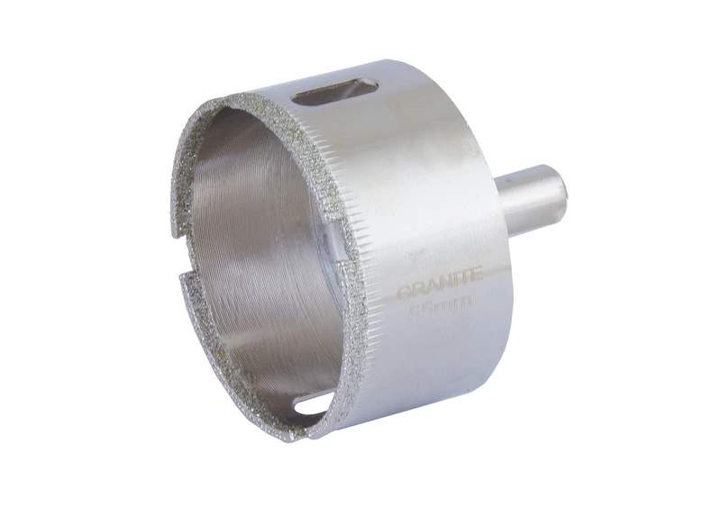 Свердло для скла та кераміки GRANITE трубчасте з алмазним напиленням 55 мм 2-01-255