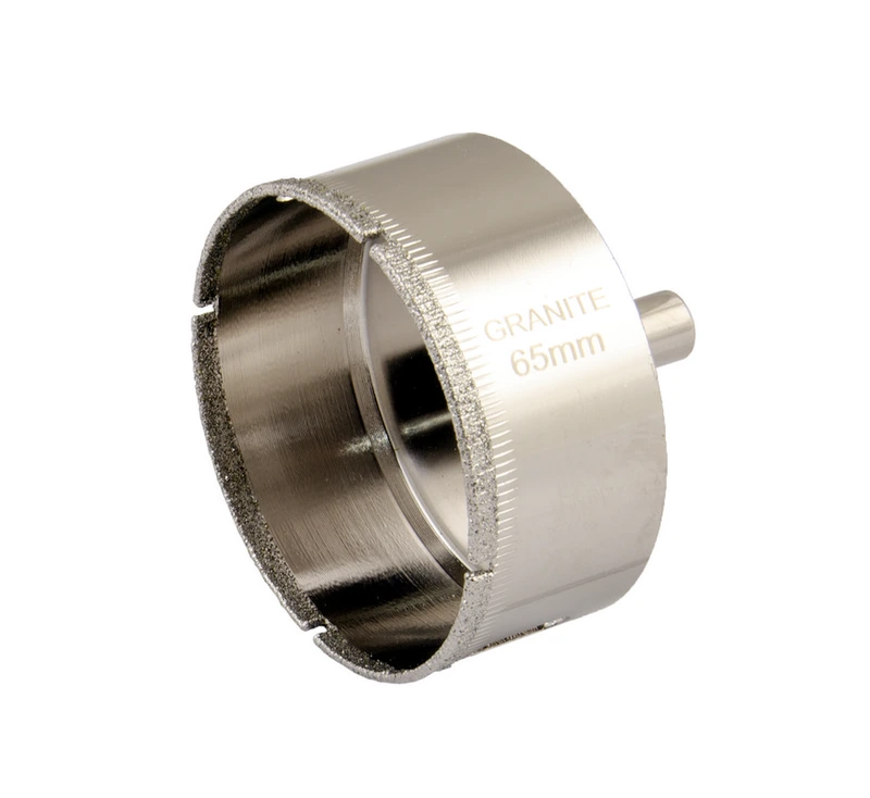 Свердло для скла та кераміки GRANITE трубчасте з алмазним напиленням 65 мм 2-01-265