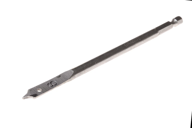 Свердло для дерева GRANITE пір'яне 8х152 мм 6-гранний хвостовик ¼" 2-12-008 — GRANITE