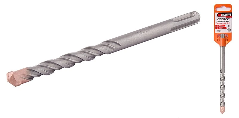Свердло для бетону GRANITE SDS-PLUS S4 12×160 мм 0-12-160