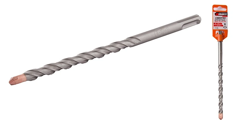 Свердло для бетону GRANITE SDS-PLUS S4 12×210 мм 0-12-210