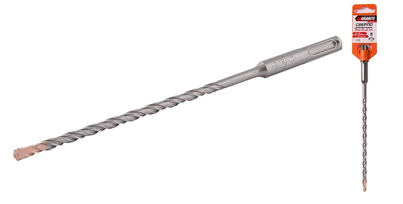 Свердло для бетону GRANITE SDS-PLUS S4 6×210 мм 0-06-210 — GRANITE