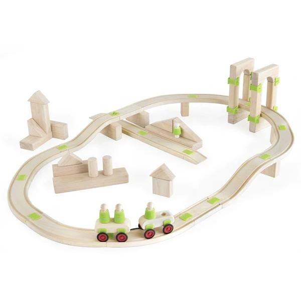 Дерев'яна дорога Guidecraft Block Science Мости світу, 55 деталей (G2100R) — Guidecraft